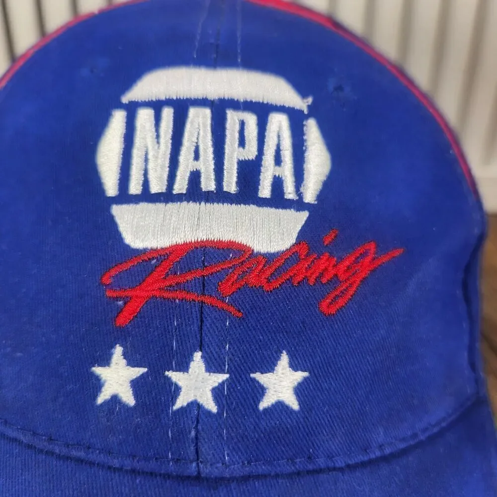 NAPA Racing Hat Cap Strap Back Blue Fallen Heros Fund #9 #28fc Cars Track Mens